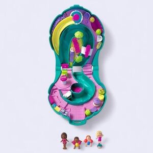 Bluebird Polly Pocket Splash N Slide Water
Park Compact With Figures COMPLETE